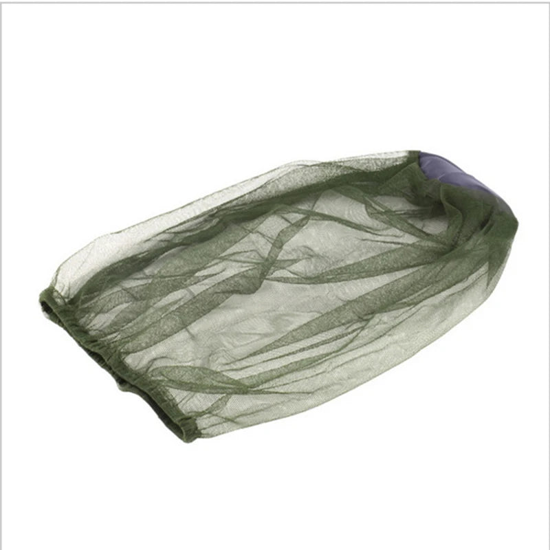 Outdoor Head Face Mask Hat Net Cover Anti-mosquito Cover Mosquito Net Cap Travel Breathable Head Mesh Covers Fishing Caps