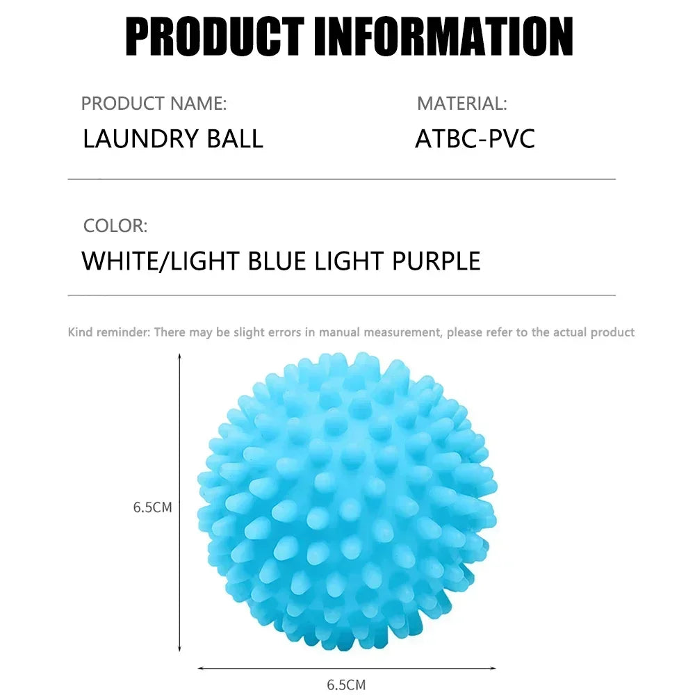 1/3PCS Magic Laundry Balls Reusable PVC Solid Cleaning Ball Household Cleaning Washing Machine Accessories Clothes Softener
