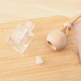 1Pc 8ML Conical Flask Empty Bottle Car Pendant Car Essential Oil Diffuser Fragrance Air Freshener Scent Perfume Bottle Ornament