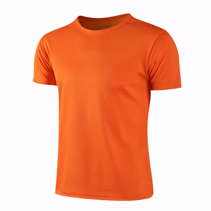 Men Women Quick Dry Short Sleeve Sport T Shirt Gym Fitness Shirts Trainer Running T-shirt Teenager Breathable Sportswear 