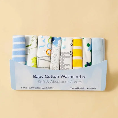 5/8 Pcs Cotton Newborn Baby Towels Set Saliva Towel Nursing Towel Baby Boys Girls Bebe Toalha Washcloth Handkerchief Cloth Wipes