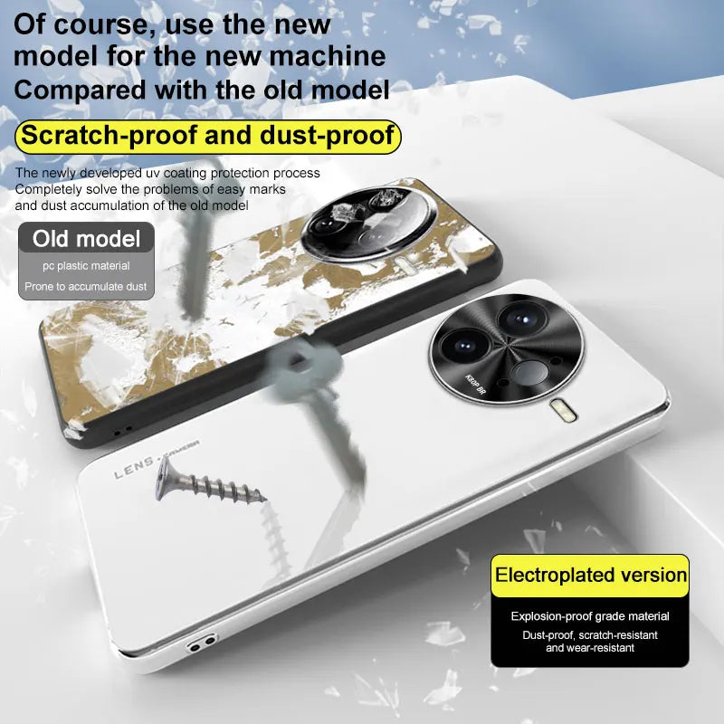 For Xiaomi POCO F7 Ultra Case Hard AG Matte Plating Lens Protective Back Cover Cases For Xiaomi POCO F7 F6 F5 Pro Phone Shell