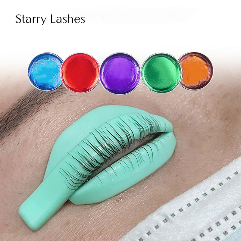 Starrylashes 15g coreia lash lifting bálsamo cera extensão de cílios não forte fixador vegano bálsamo lash levantamento cola ferramentas