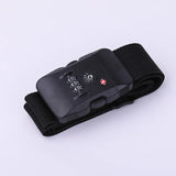 TSA Password Customs Lock Luggage Cross Belt Adjustable Travel Suitcase Band Luggage Suitcase Rope 2M Straps Travel Accessories