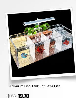 Acrylic Ultra White Fish & Aquatic Pets Tank Open Aquarium Light Table Top Small Rectangular Water Plant Turtle Tank Customized
