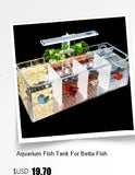 Acrylic Ultra White Fish & Aquatic Pets Tank Open Aquarium Light Table Top Small Rectangular Water Plant Turtle Tank Customized