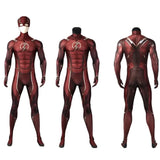 Red Barry Allen Cosplay Costume Adult Men Bodysuit Mask Full Set Halloween Zentai Suit Custom Made