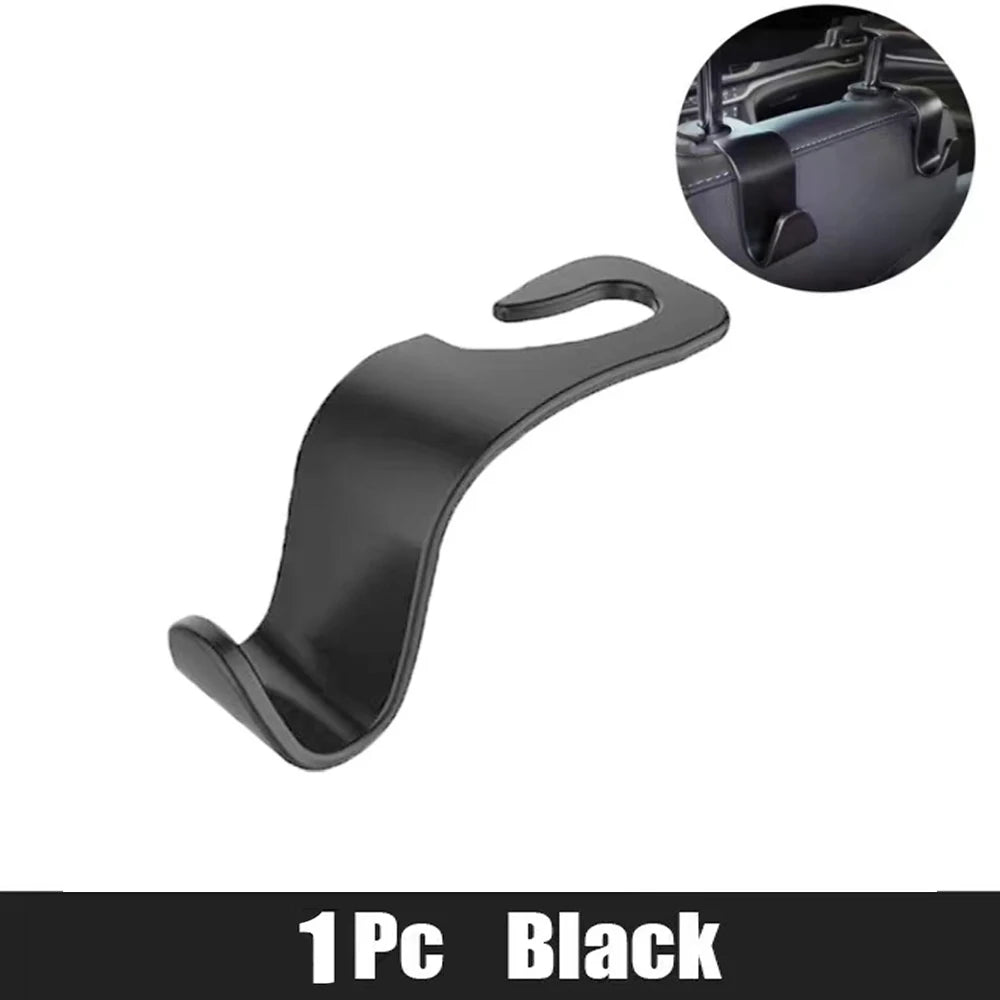 1/2/4Pcs Universal Auto Seat Headrest Hook Storage Hanger Car Vehicle Back Seat Organizer Holder Clip Car Interior Accessories