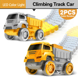LED Light-Up Cars for Glow Race Track, Electronic Car Toy, Kid Railway Luminous Machine, Track Car for Boys, Birthday Gift