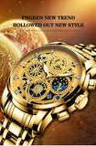 BINBOND Luxury Fashion Casual Quartz Men Watch Stainless Steel Strap Luxury Dial Luminous 30M Waterproof Business Men Wristwatch