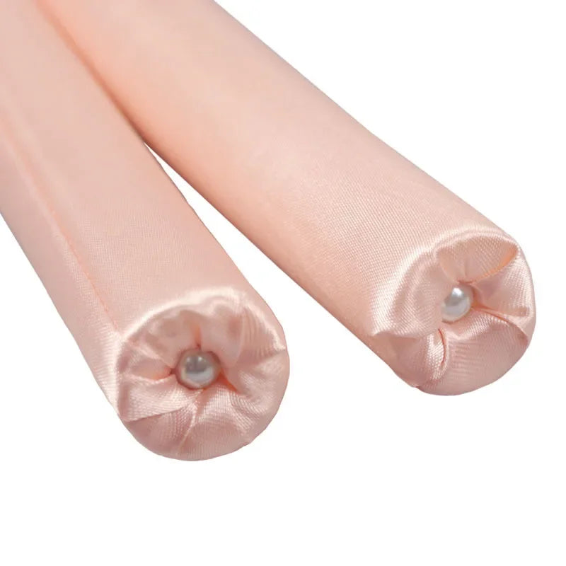 Heatless Curling Rod Headband, Sem Calor, Cachos De Seda, Fita De Cabelo Rolos, Dormir, Soft Headband, Acessórios De Cabelo Preguiçoso