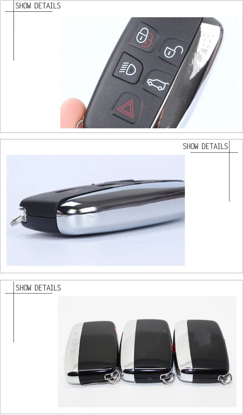 Remote Car Key Replacemen Shell For Range Rover Sport Evoque Freelander Discovery 4 LR2 LR4 A9 XE XJ XJL XF XFL Car Accessories