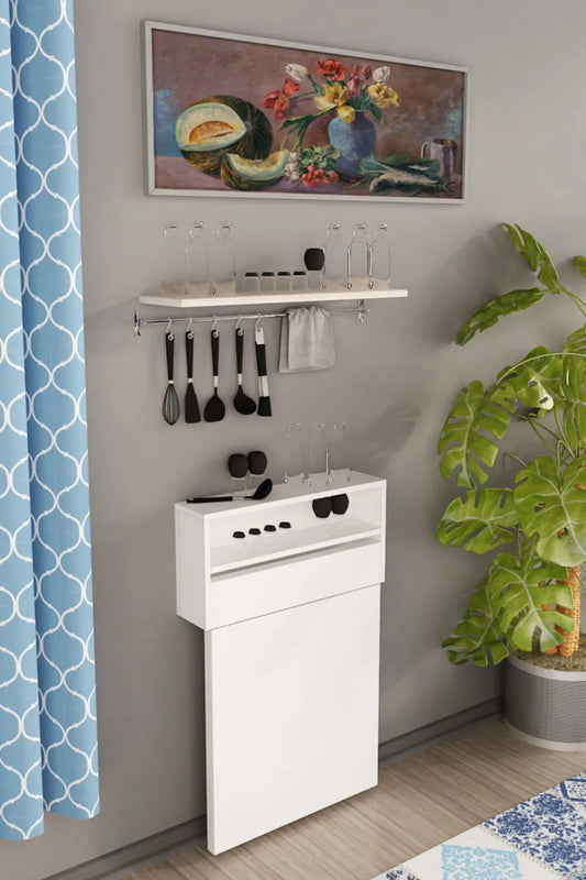Mesa de comedor plegable de madera maciza, creativa, montada en la pared, para cocina y balcón, almacenamiento de artículos diversos para cocina, muebles para el hogar