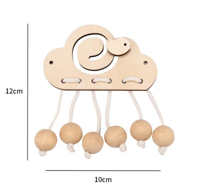 Kindergarten Montessori Wooden Busy Board Castle Gear Crocodile Zippers Geometric Jigsaw Puzzles Montessori Toy Educational Toys