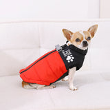 Warm Pet Clothing Winter Reflective Dog Costume Soft Windproof Zipper Jacket Coat With D-ring For Small Dog Chihuahua Labrador