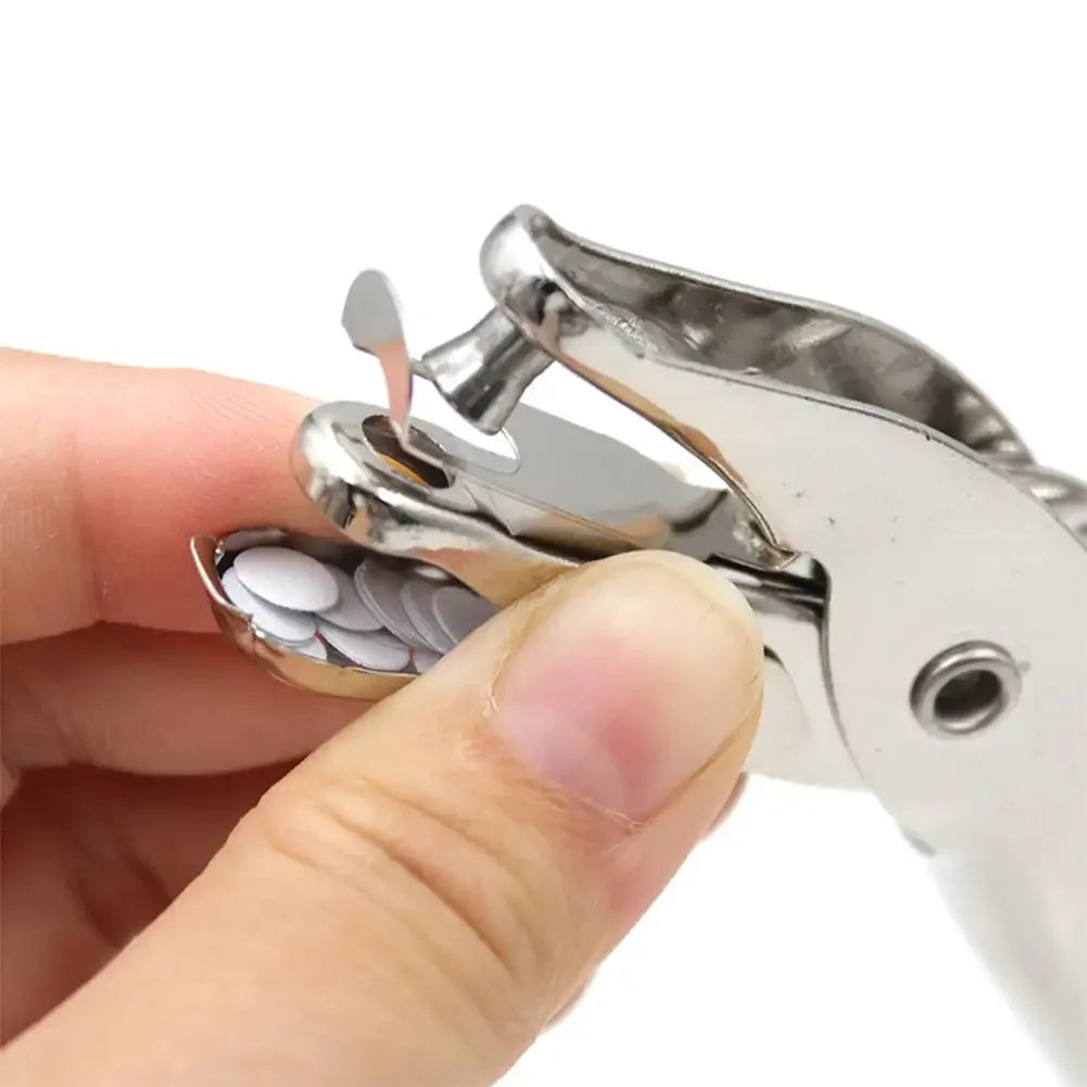 Metal Single Hole Puncher 3/6mm Pore Diameter Hole Punch Pliers Hand Paper Scrapbooking Punches 1-8 Pages Paper Hole Puncher