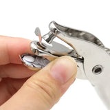 Metal Single Hole Puncher 3/6mm Pore Diameter Hole Punch Pliers Hand Paper Scrapbooking Punches 1-8 Pages Paper Hole Puncher