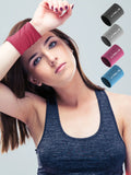 WRELS Cold WristBand Sport Bracers Sweat Towel Cuff Tennis Sweat Bands Guard For Basketball Fitness Sweat absorption WristBand