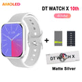 DT Watch 10 SmartWatch DT Watch X Amoled 46mm Screen Video Play Local Music 4GB NFC ChatGPT Compass SmartWatch For Apple Android