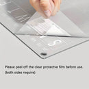 Magnetic Acrylic Dry-Erase Calendar-Clear Planner for Fridge, Ideal Kitchen Organizer for Home & Office with Marker Pen Included