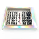 5D DIY Cluster Invisible band Lashes Segmented Bundle Thick Eyelashes Extension Russian Volume Individual False Lashes Cilios