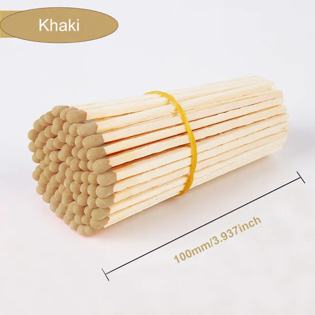 Varas de isqueiro sortidas para cozinha, 320pcs, 100mm, tubo sortido, ferramenta de segurança, camping, emergência, sortido