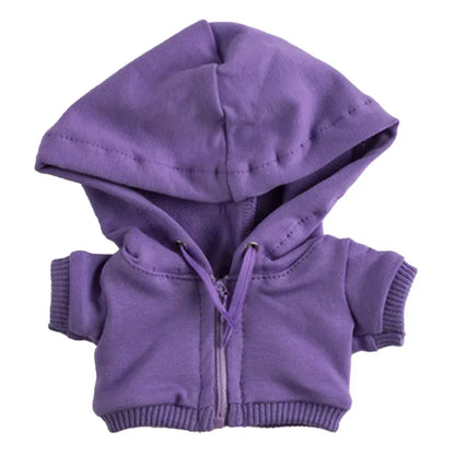 For Labubu Casual Sweatsuit Set Comfy Clothes for Labubu 15/17cm Dolls Featuring Ribbed Hem Details Fashion Doll Accessories