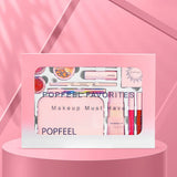 Best-Selling Popfeel Makeup Kit Full Set All-in-One Eyebrow Eyeshadow Eyeliner Lip Gloss Valentine's Day Gift for Women Cosmetics
