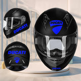 Vinyl Ducati Helmet Sticker Motorcycle Decal Logo