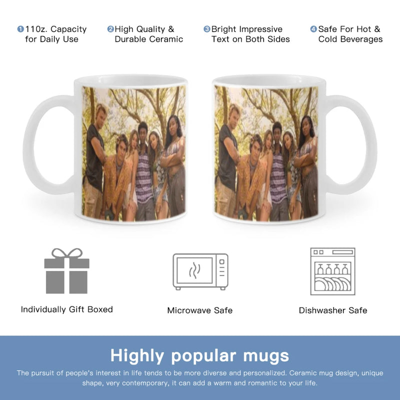 O-Outer Banks Anime Free shipping 11OZ Coffee Mug Beer Mugs Tea Milk Cup For coffee  Surprised Gift