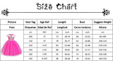 Girl Pink Dress Aurora Cosplay Costume Princess Deluxe Outfit Children Summer Brthday Party Elegant Gown Fairy Disguise Sets