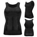 Men Slimming Elastic Body Shapewear Vest Tight Skinny Shirt Fitness Waist Compression Control Abdomen Breathable Sport Vest
