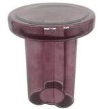 Artistic Glass Coffee Tables, Creative Design End Tables for Living Room , Stylish Accent Tea Table with Various Sizes & Colors