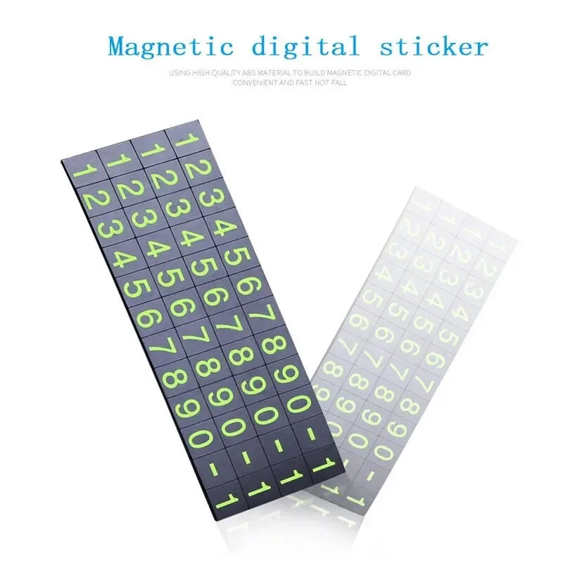 Car Temporary Parking Card Phone Number Card Plate Telephone Number Car Park Stop Automobile Accessories