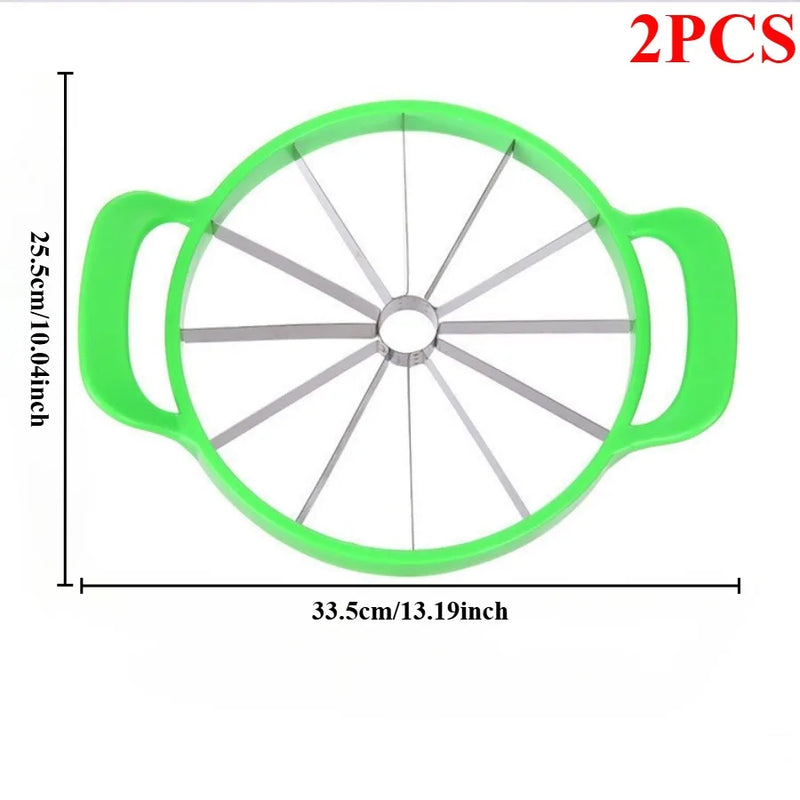 1/2 pieces Watermelon knife stainless steel fruit cutter household watermelon slicer large Hami melon fruit divider