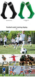 Loogdeel 1 Pair Soccer Socks Stripe Knee High Softball Baseball Team Sports Socks Breathable Football Socks for Kids Adults