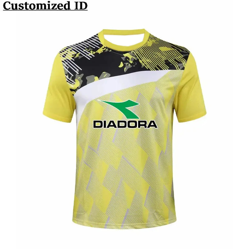 Hot Selling Fitness Short Sleeve DIADORA Badminton Sport Clothes T-shirt Comfortable Breathable Sweat Absorption Cycling Clothes
