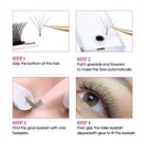 Fadvan luz 5d w em forma de 0.07mm d extensões de cílios curvados gradiente falso vison cílios pré-fabricados volume fãs cílios