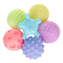 Baby Toys 0 12 Months Rotating Rattle Ball Grasping Activity Baby Development Toy Silicone Teether Sensory Toys for Babies Gifts