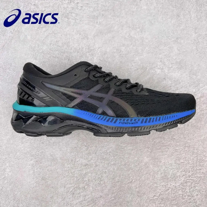 Zapatillas de running Asics Gel Kayano 27 Original para hombre, color negro, amortiguación Gel Kayano 27 K27, transpirables.