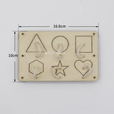 Busy Board Accessories Montessori Wooden Toy Key Lock Switch Slides Paillette Educational Toy Early Education Training Toy Gifts