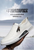 Casual Leather Shoes Men Loafers Trend Brand Business Shoes Autumn Slip-on Flat Men's Sneakers Comfortable Moccasins Zapatos Hombre
