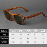 Polarized Sunglasses for Men and Women, UV400 Johnny Depp Lemtosh Style, Retro Acetate Frame, Eyeglasses Eyewear for Men