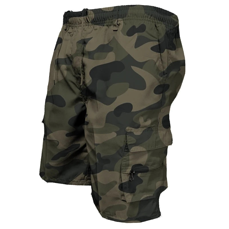 Pantalones cortos cargo de moda para hombre, pantalones casuales para hombre, pantalones deportivos con bolsillos grandes, pantalones con paneles cargo, pantalones de talla grande para hombre