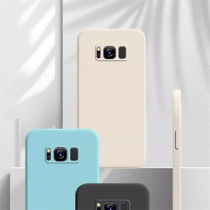 Liquid Silicone Phone Case for Samsung Galaxy S8 S9 S10 Plus Soft Camera Protective Shockproof Back Cover Samsung 8Plus
