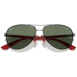 Ray-Ban original 8313M SCUDERIA Aviator Feri Men sunglasses Resin lenses, UV Protection Premium Eyewear in box