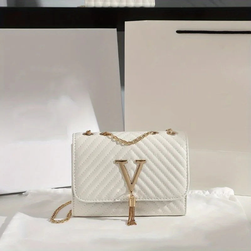 Embroidery Women Crossbody Bag Thread Luxury Handbag Shoulder Bags Brand Sequined Tassel Clutch Small Bag and Purse Party