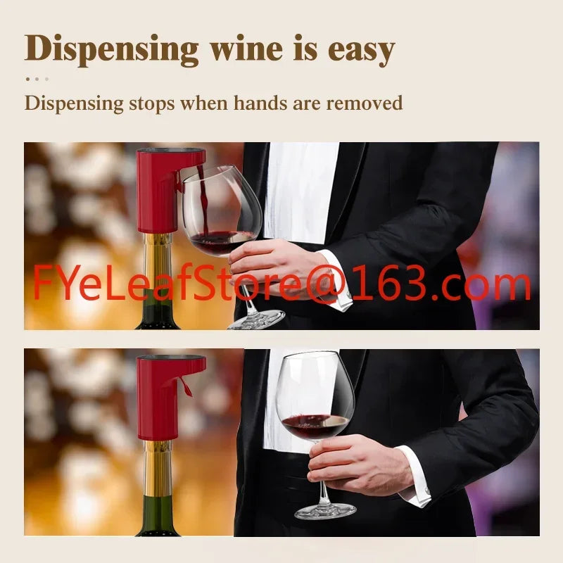 Extractor de vino eléctrico con sensor inteligente