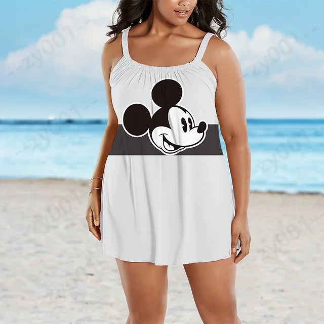 Plus Size Women Dress Woman Spring 2022 Disney Big Chic Elegant Evening Dresses Ladies Plus Size Summer Dresses Female 