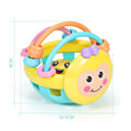 Baby Toys 0 12 Months Rotating Rattle Ball Grasping Activity Baby Development Toy Silicone Teether Sensory Toys for Babies Gifts